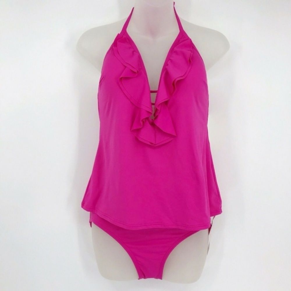 NEW Michael Kors Pink Tankini Swimsuit set NWT
